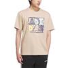 adidas Fashion Versatile Comfortable Short Sleeve T-Shirt Unisex Tops Light-Brown KB2812