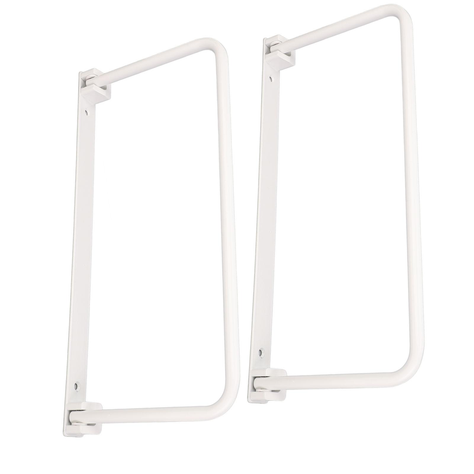 2 Sets Opvouwbare RV Schoenenrek Aluminiumlegering Ruimtebesparend Aan de Muur Gemonteerd Schoenenrek voor Hotel Woonkamer