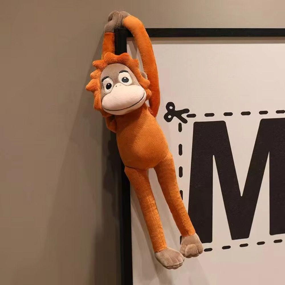 Stuffed Doll Large Plush Monkey Doll Long Arm Orangutan Plush Doll  Room Decor