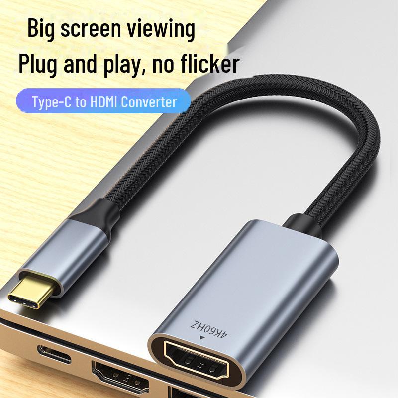 4K-Typ-C-auf-HDMI-Adapterkabel für Telefone und Monitore