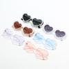 New diamond-encrusted sunglasses, European and American personality sweet love ball luxury pearl heart-shaped sunglasses