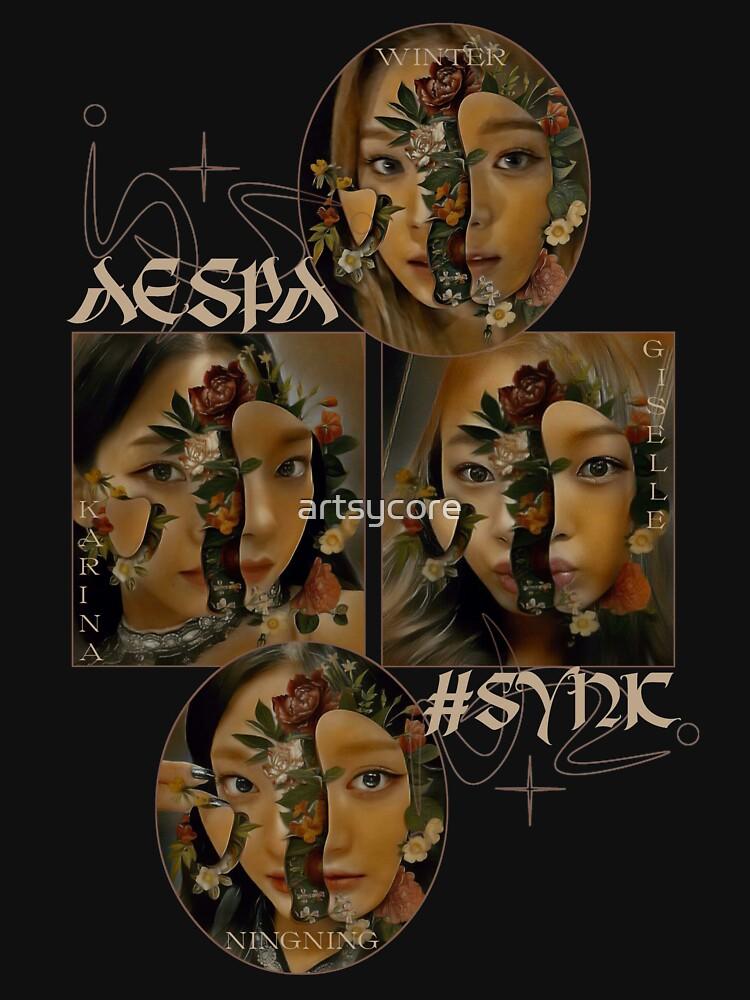 aespa Vintage Flowers Edit - K-Pop Merch Classic T-Shirt