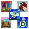 Animals Silicone Mold Puzzle Preschool Kids Baby Puzzles Cartoon Resin Mold Gift