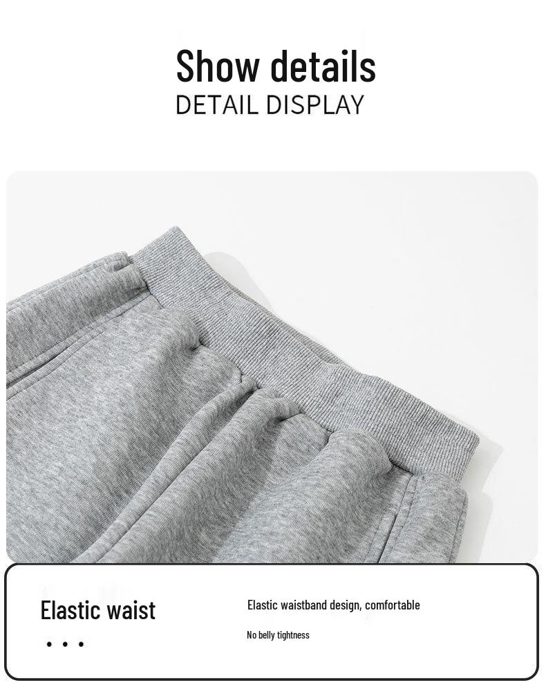 2026 New Thick Fleece-Lined Sports Joggers for Older Girls - Autumn/Winter Style