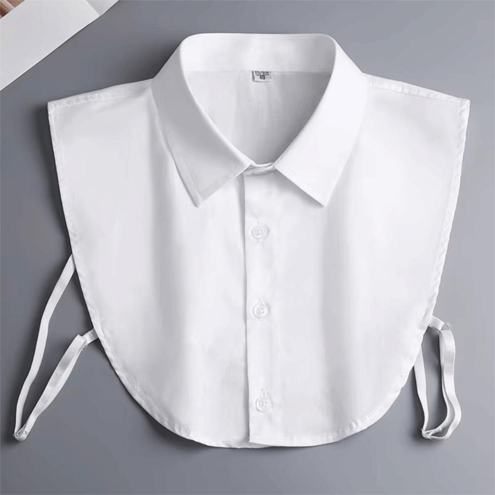 Versatile Half Shirt Style Fake Collar Adjustable Straps Detachable Collar  Women Men