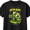 Gym Rat TShirt Gym Horror Gothic Unisex Black Graphic Tee