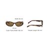 Prada Letter Decorated Irregular Shape Sunglasses Women Sunglasses Brown SPR26ZE14LFE09ZC055