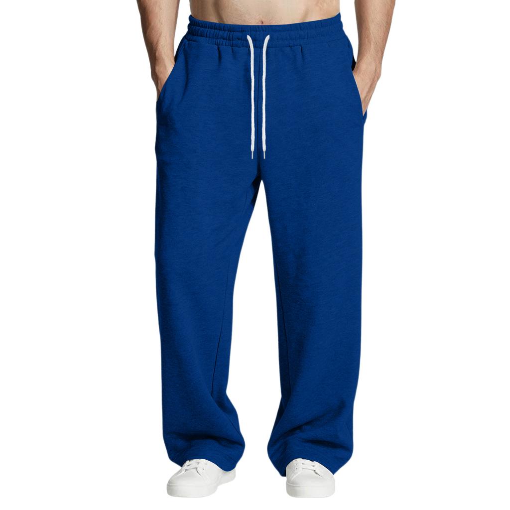 Men's Relaxed-Fit Casual Sweatpants With Stretch Waistband And Drawstring