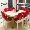 Washable Christmas Chair Slipcovers Santa Snowman Cover Festive Dining Seasonal Kitchen Accessories Slipcover Decorative Back Xmas Party Supplies