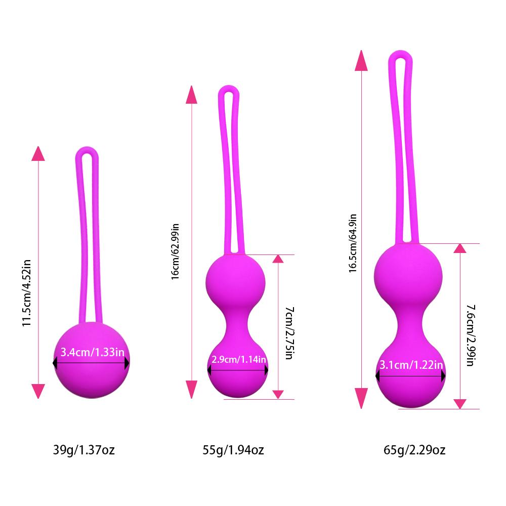 Weiche Silikon Kegelkugeln Chinesische Vaginakugeln Geisha-Kugel Muskelschrumpfung Muschi Straffen Übungsmaschine Ei Sexspielzeug Für