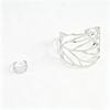 Hollow Leaves Open Bracelet Ring Personalized Niche Jewelry Set Women  Holiday Party Daily Wear Accessories Gift