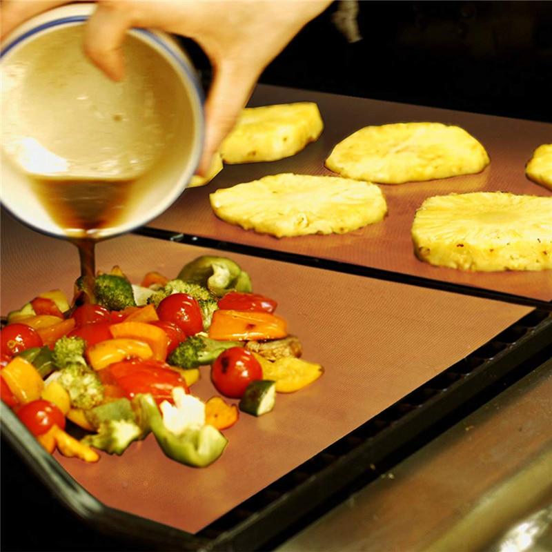 Buy Baking Mat Reusable Non Stick High Temperature Resistant Sheet Oven Microwave Grill Baking
