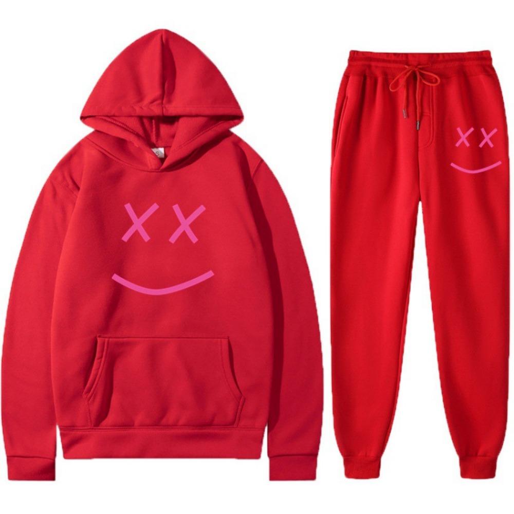 Neuer Casual Lil Pee Sänger Peripherie Gedenkedition Einfacher Casual Kapuzenpullover Herren- und Damen-Set