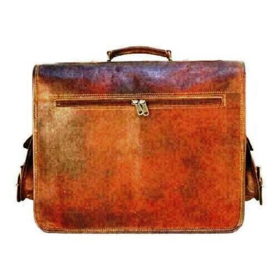Damska torba listonoszka na ramię z prawdziwej brązowej skóry w stylu vintage