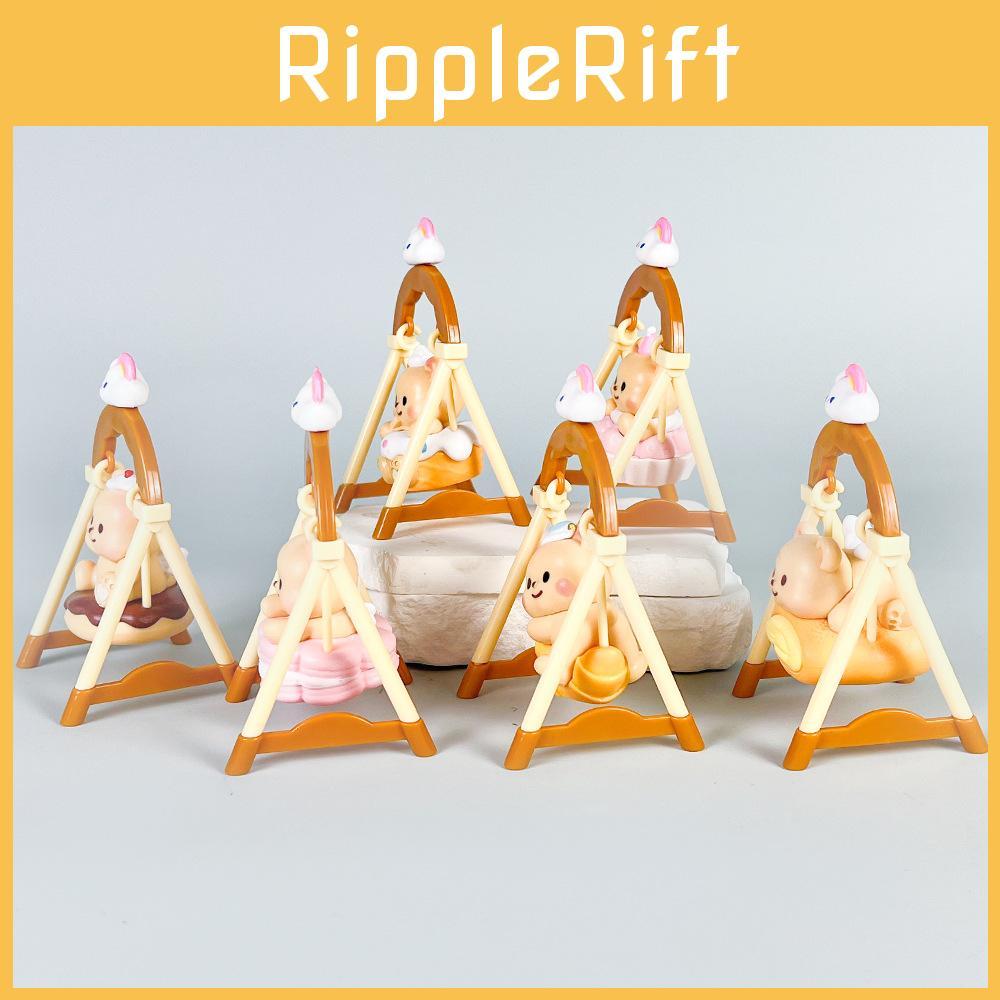 Yellow Butter Bear Swing Action Figure With Pvc Material For Collectible Anime Fans