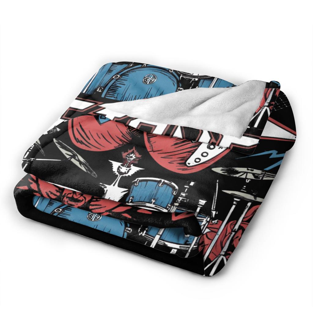 Soft Warm BlanketStudents Travel D-Deftoness Nu Metal Throw Blanket Flannel Bedspread For Outdoor Street Trend Sofa Bed Cover