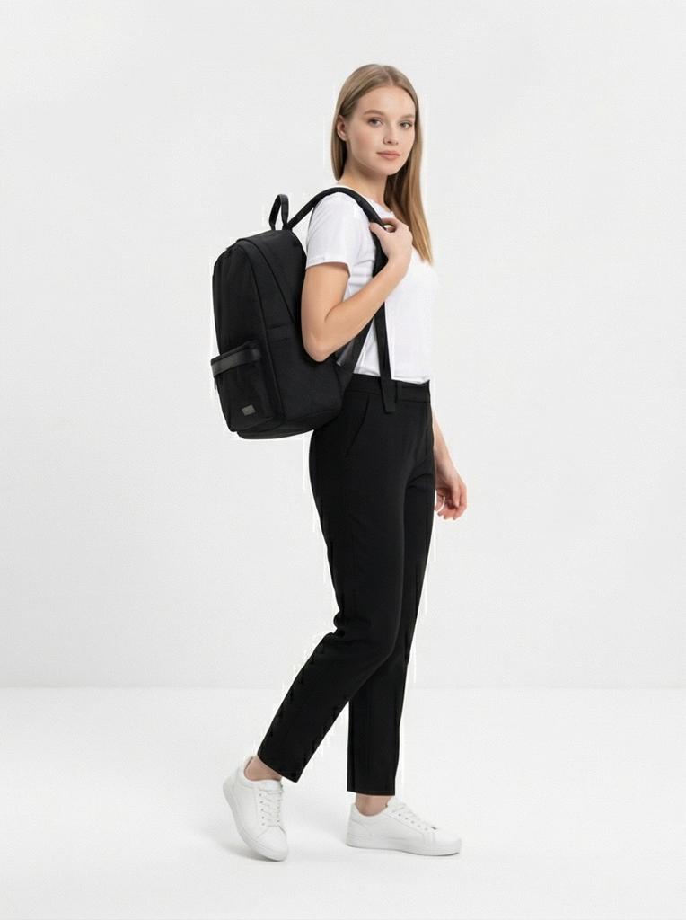 Vireo 007 School Backpack - Black