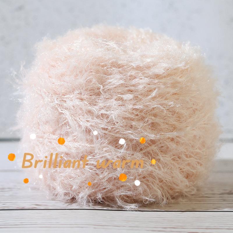 No Shedding No Pilling Yarn Ball Handmade Weaving DIY Crochet Thread Imitation Bear Fur Doll Hat Scarf Weaving Knitting Yarn