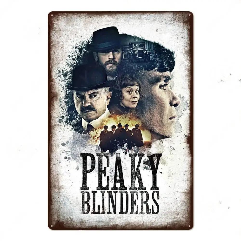 Vintage TV Movie Metal tin Signs decor Metal Plaque Posters Tin Sign Wall Decoration for Cinema Man Cave Bedroom Wall Home Decor