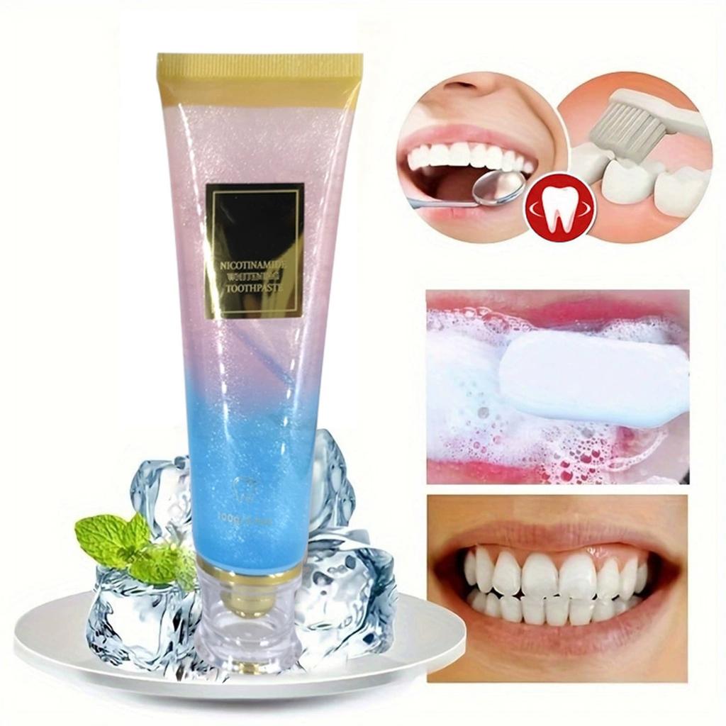 Whitening-Zahnpasta, BodyAccel Intensive Whitening-Zahnpasta mit natürlicher, sanfter Pflege, Tiefenfleckenentfernung, Clean Peach, verbessert die Gesundheit, frischer Atem