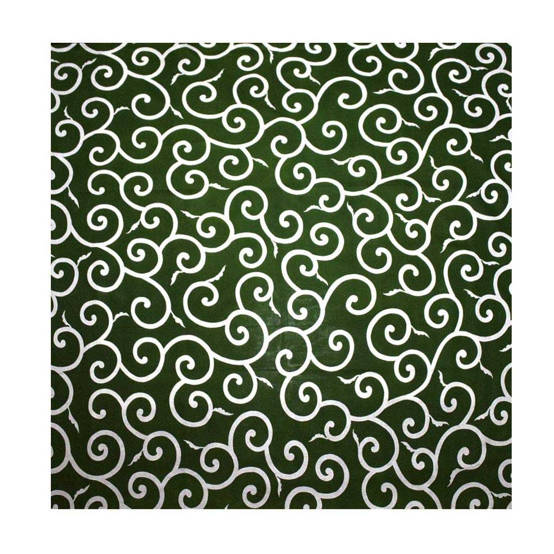 

Сумка Arabesque Furoshiki из хлопка, произведена в Японии, зеленая, 100% (24 Ширина)