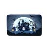 Halloween Shower Curtain Floor Mat Combination Four-Piece Set Bathroom Toilet Carpet Door Mat