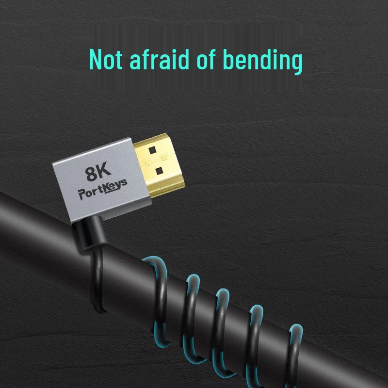 Aiken Version 2.1 Ultra-thin 8K HDMI Camera Cable - 8-port, Low Latency, Soft Connection