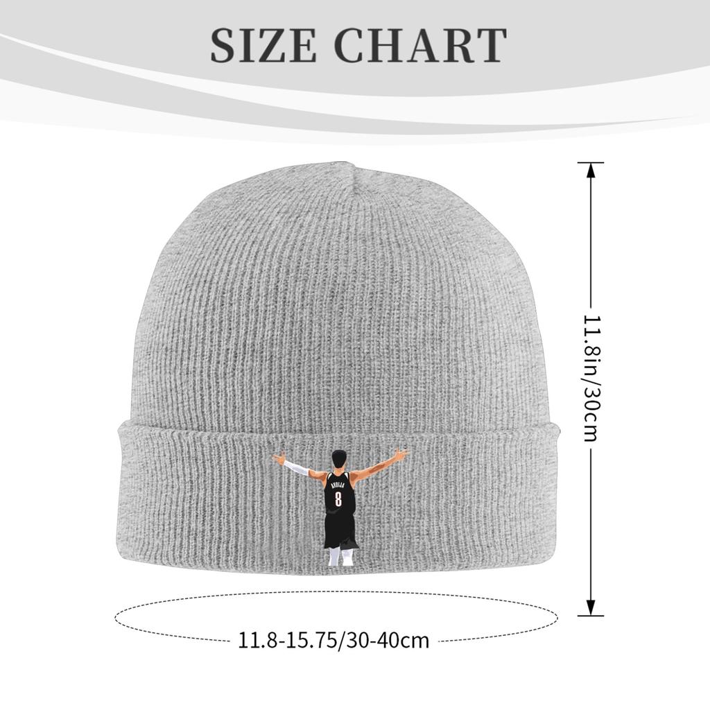 Deni Avdija Basketball Player Knitted Hat For Women Unisex Beanie Winter Hat Acrylic Warm Melon Cap