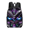 Mechanical Robots Printing Single Layer Backpack for Boy and Girls Best Gifts 2D Flat Cartoon School Bags for Children