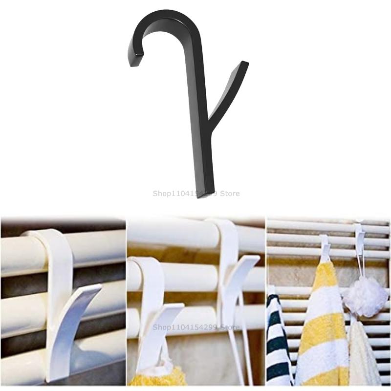 Hanger Clips Storage Bathroom Shower Towel Holder Hanger Heated Radiator Hooks Clips Storage Racks Clothes Scarf Hanger Hooks