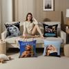 Sabrina Carpenter Pillow Gift Home Office Decoration Bedroom Sofa Car Cushion Cover Case 45x45