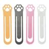 DYS Cat Paw Bookmark, 3D Printed One-Piece Mold, Elastic Stable Hold Hollow Book Clip for Reading Accessory