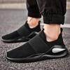 Summer and autumn new men's shoes mesh running shoes lightweight male student sports and leisure shoes mesh one pedal casual shoes
