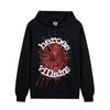Sp5der Streetwear Hoodie With 3D Puff Print 555555 Design Unisex Oversized Cotton Pullover Youth Casual Wear