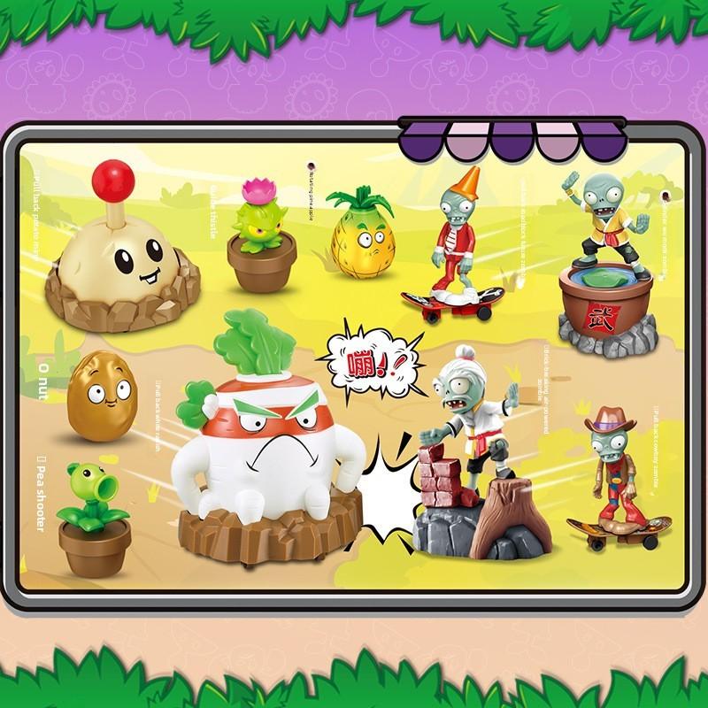 Vs Zombies Plants Crazy Dave Motor Home Model Set For Kids Interaction Family