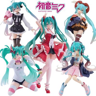 20cm Sexy Girl Hatsune Miku Anime Figure Fashion Subclture Miku Action Figure Christmas Gift PVC Collections Model Doll Toys