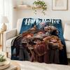 Hogwarts Four Houses Flannel Blanket Soft Warm Fleece Blanket For Living Room Air Conditioner Room Lightweight Home Decor Gift For Friends