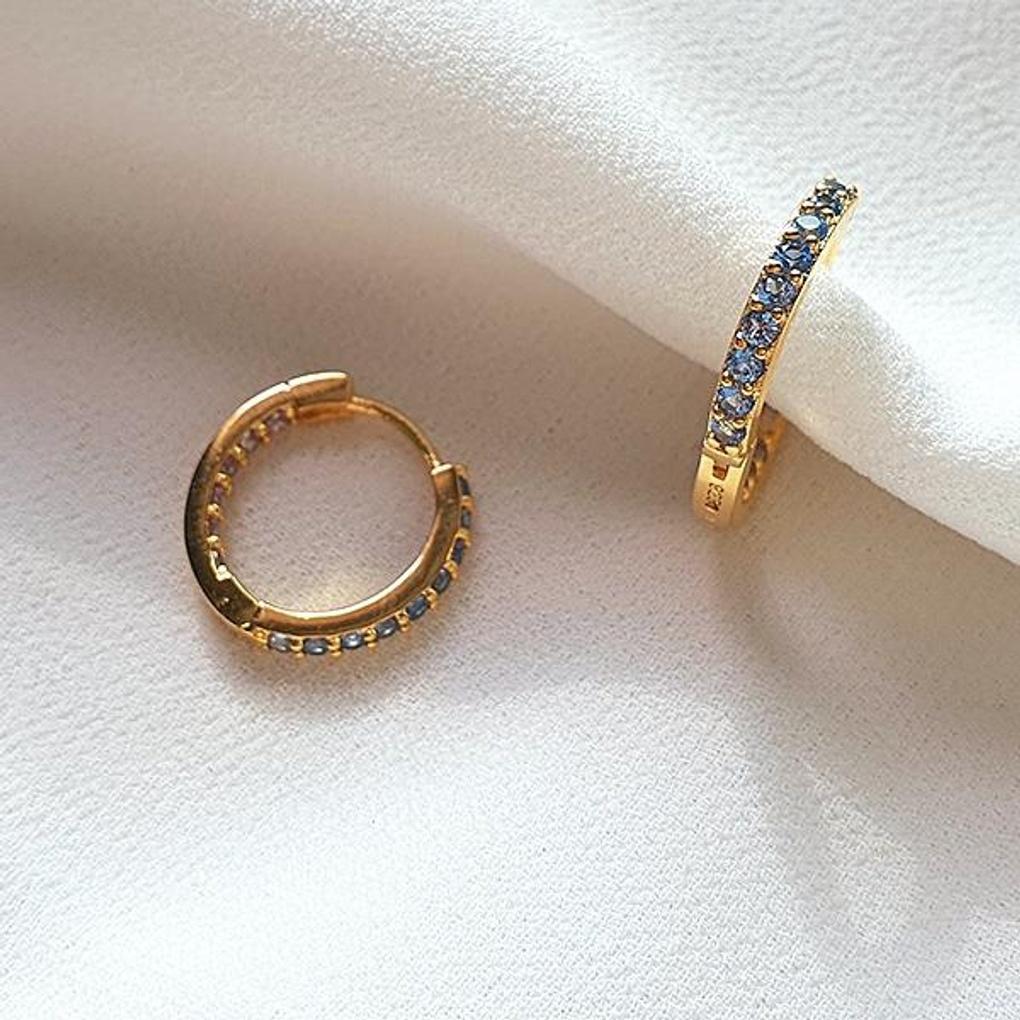 Women's Accessories In & Out Cubic Hoop Earrings