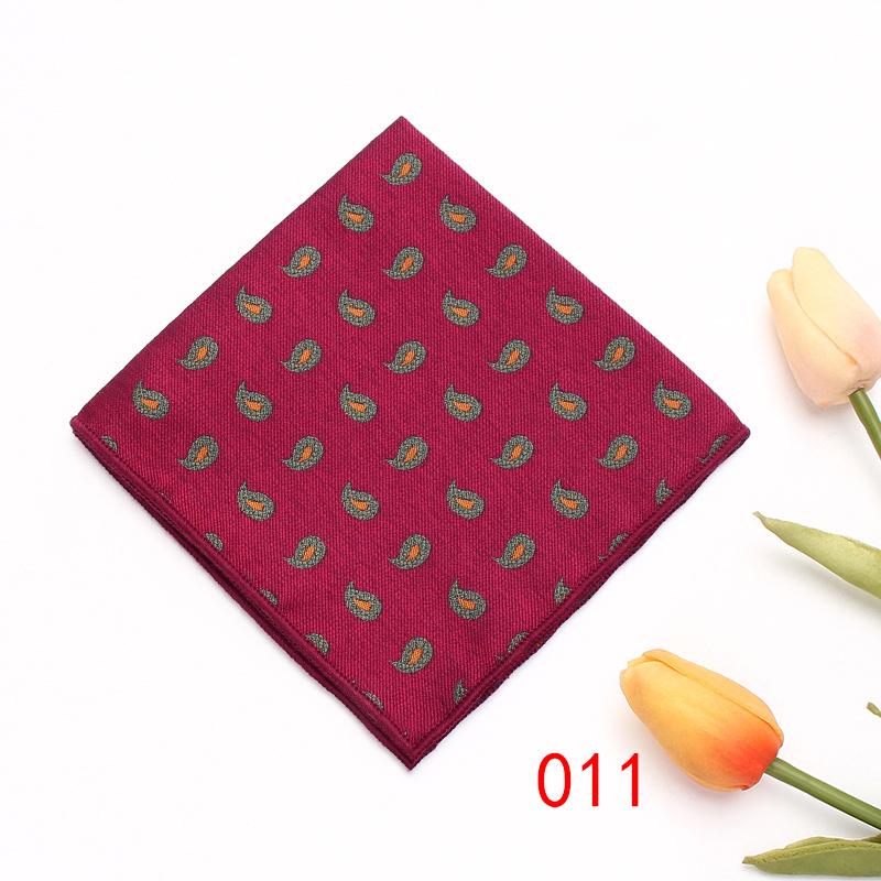 Rael Men'S British Retro Pattern Square Towel Suit Pocket Towel Wedding Business Suit Shirt Batch Handkerchief