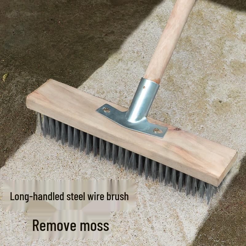 Abdo Long Handle Steel Wire Road Cleaning Brush Set