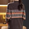 Half Turtleneck Base Shirt for Women's Fashionable Inner Wear Autumn Clothes New Style with Skirt Thick Sweater