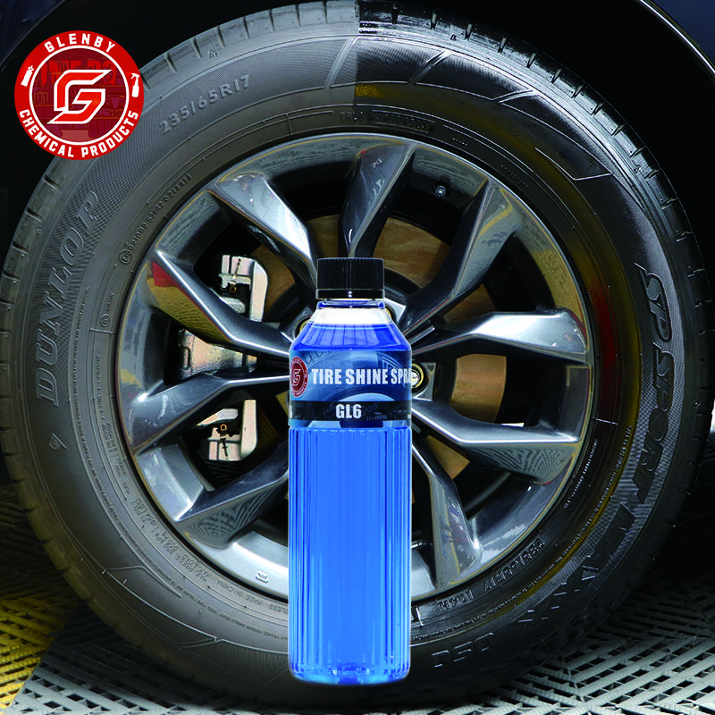 

Black Wet Look Tire Shine Dressing -Automotive Clear Coat Tire Dressing for Glossy Wet Tire Look, Vinyl & Plastic, with UV 100ml