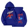 Kids Loose Fit Long Sleeve -Lined Pullover Hoodie with Graphic Print