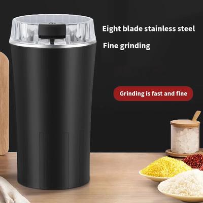 Small Kitchen Electric Grinding Machine Grain Grinder Coffee Grinder Stainless Steel Nuts Beans Grains Mill Herbs Grinding Mixer