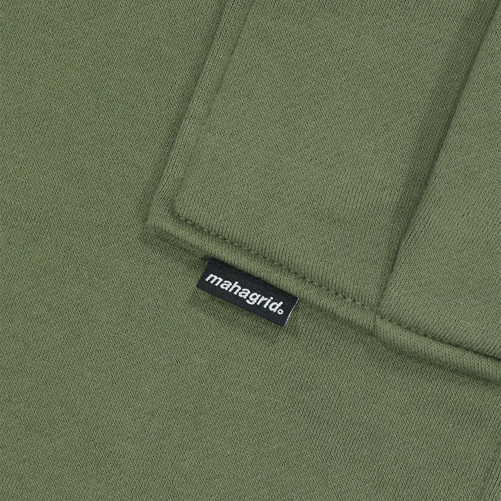 MAHAGRID String Cargo Sweatpant Khaki(Mg2Dfmpa01A)