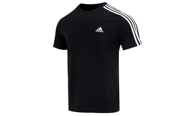 

Adidas Free Shipping With AdiClub Essentials Single Jersey 3 Stripes Tee IC9334 L