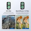 NEEWER Clarity+ ND/CPL/Effektfilter Kompatibel mit Osmo Pocket 4P | HD Optisch, Variabler ND Neutraldichte ND2-32