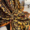 Women Luxury Scarf Soft Satin Headband Hijab Print Large Scarf Turban Foulard Summer Beach Stoles Wraps Shawl