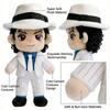 Michael MJ 24cm Plush Doll Soft Stuffed Toy Hug Pillow Cartoon Figure Exquisite Craft Collectible Figurine Home Decor Gift