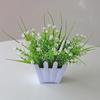 Exquisite Artificial Bonsai Realistic Plastic Decorative Faux Flower Bonsai for Balcony